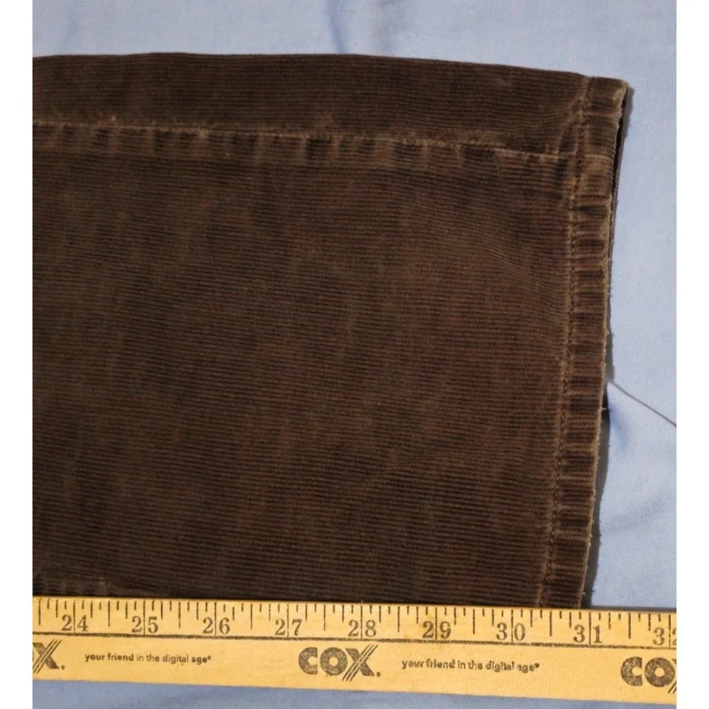 Vtg Polo Ralph Lauren Corduroy Brown Pants Size‎ 34 X 30